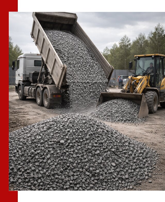 Доставка и продажа щебня гранитного в Орехово-Зуево