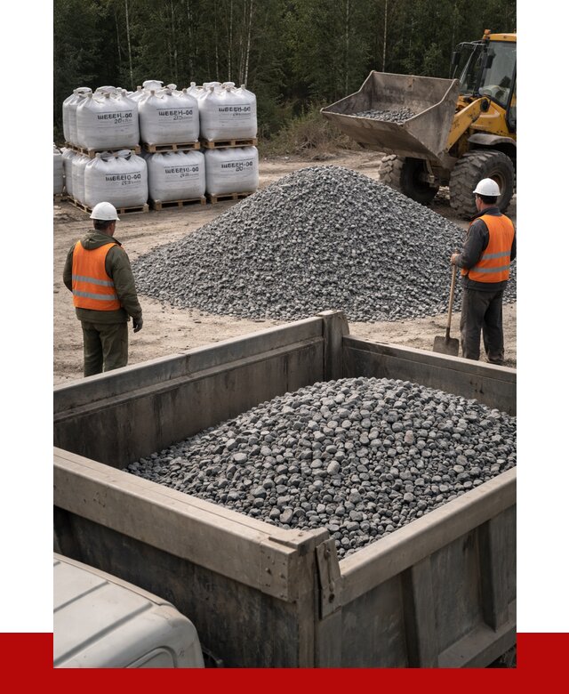 Щебень габбро диабаз 20-40 в Орехово-Зуево от 3543 руб. | ПРОНЕРУДРхв