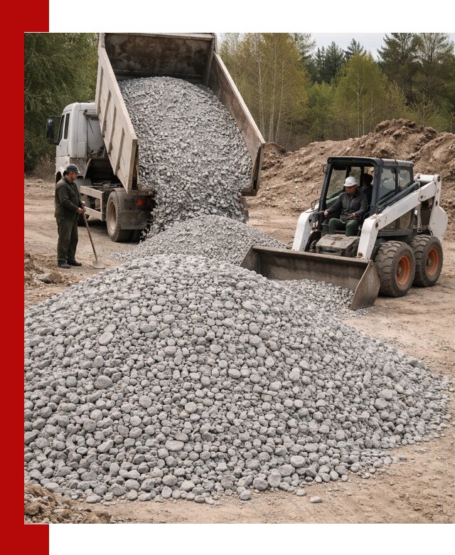 Доставка доломитового щебня в Орехово-Зуево напрямую от карьера