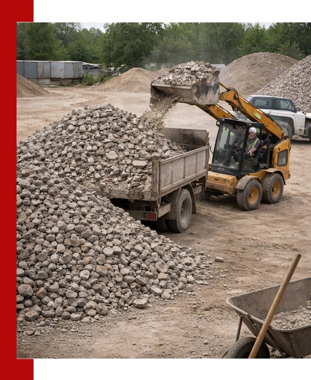 Доставка вторичного щебня в Орехово-Зуево для строительных работ