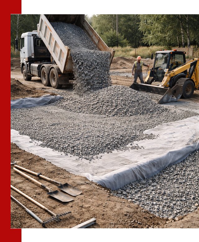 Щебень для фундамента с доставкой в Орехово-Зуево