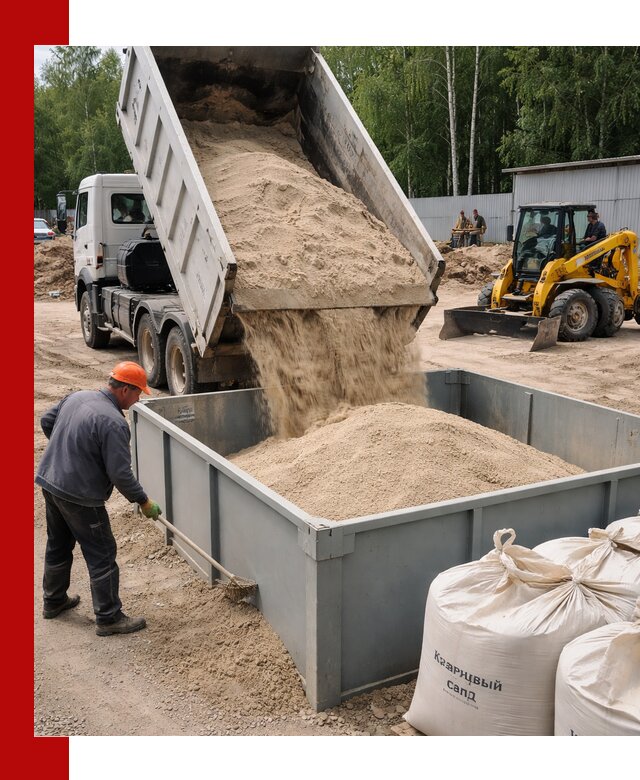 Кварцевый песок для фильтра в Орехове-Зуеве — доставка и качество