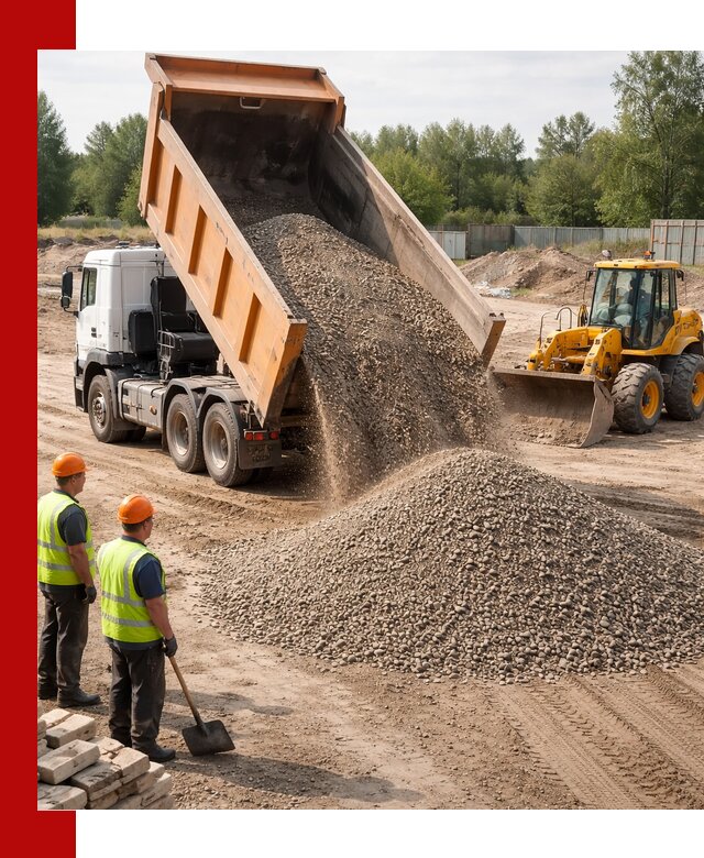Доставка щебёночно-песчаной смеси ЩПС С7 в Орехово-Зуево
