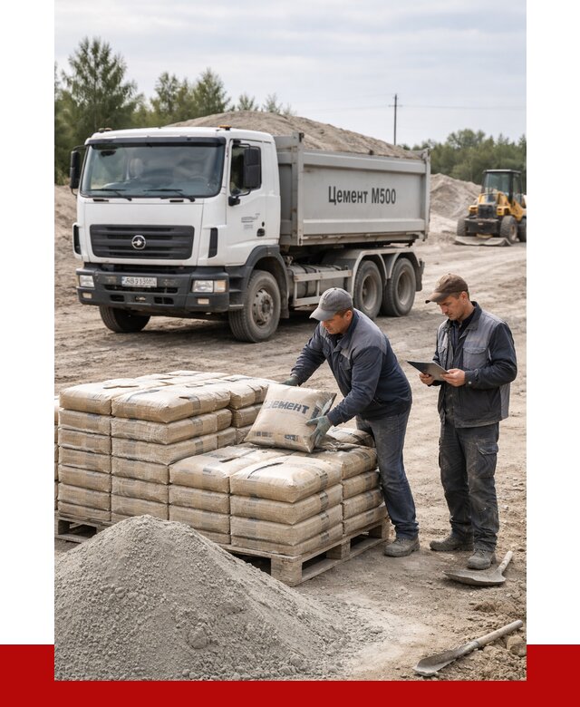 Купить цемент м500 с доставкой в Орехове-Зуеве от 5418 р. | ПРОНЕРУДРхв