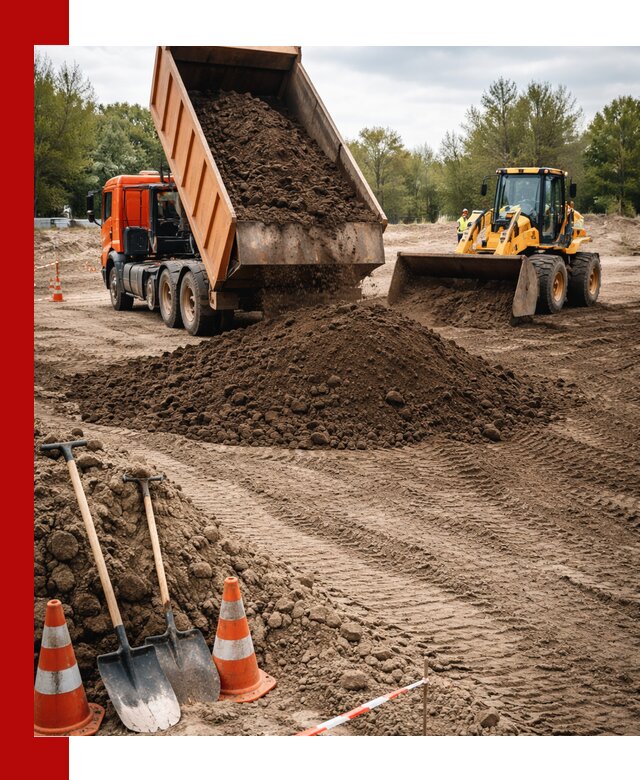 Поставка и доставка планировочного грунта в Орехове-Зуеве