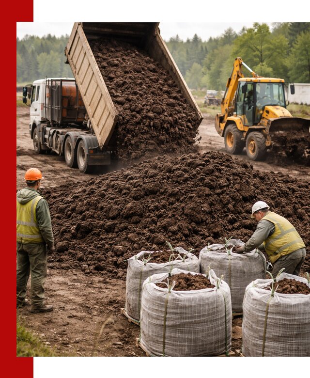 Доставка нейтрального торфа в Орехово-Зуево оптом и в розницу