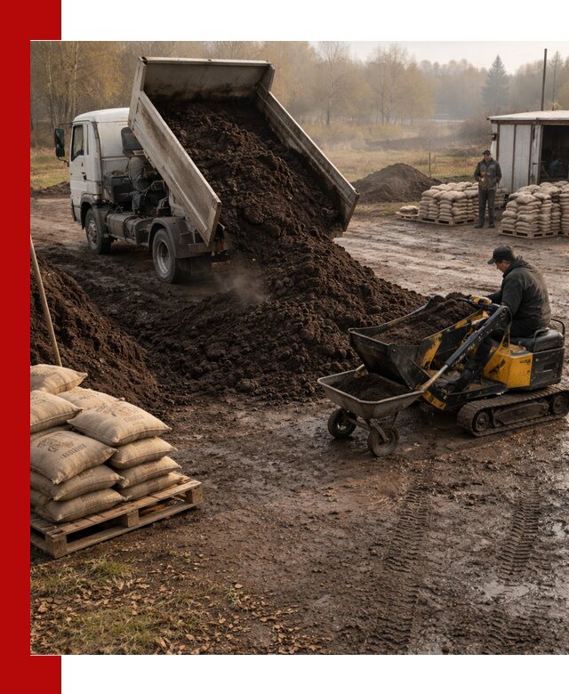 Кислый торф в доставке по выгодным ценам в Орехове-Зуеве