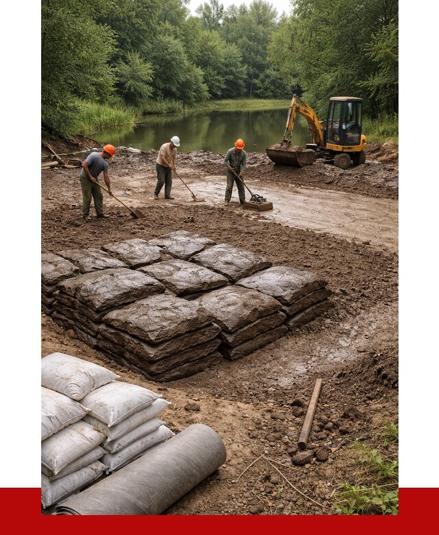 Купить глину для пруда в Орехово-Зуево от 4689 р. с доставкой | ПРОНЕРУДРхв