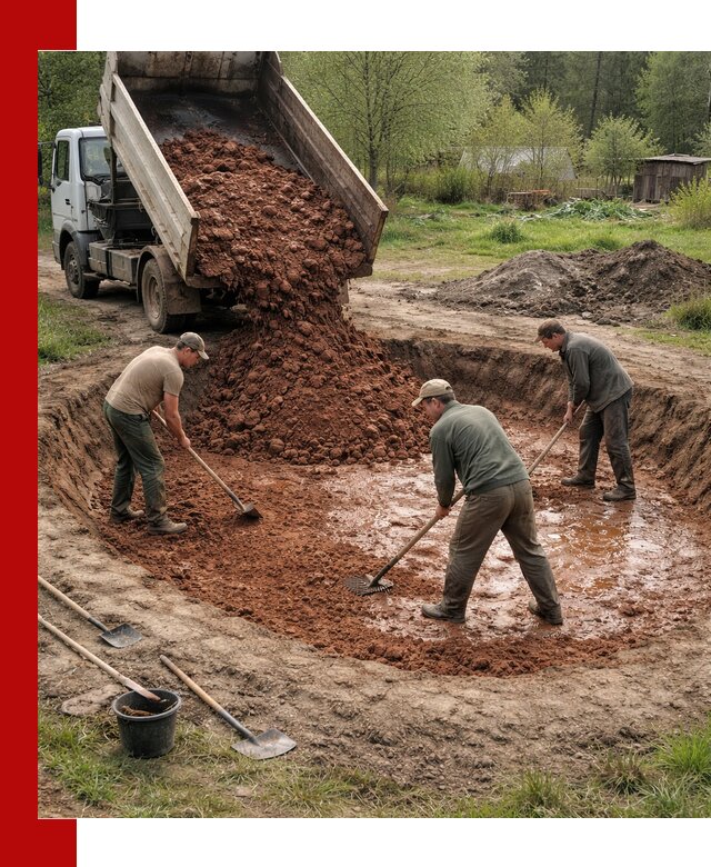 Купить качественную глину для пруда в Орехово-Зуево