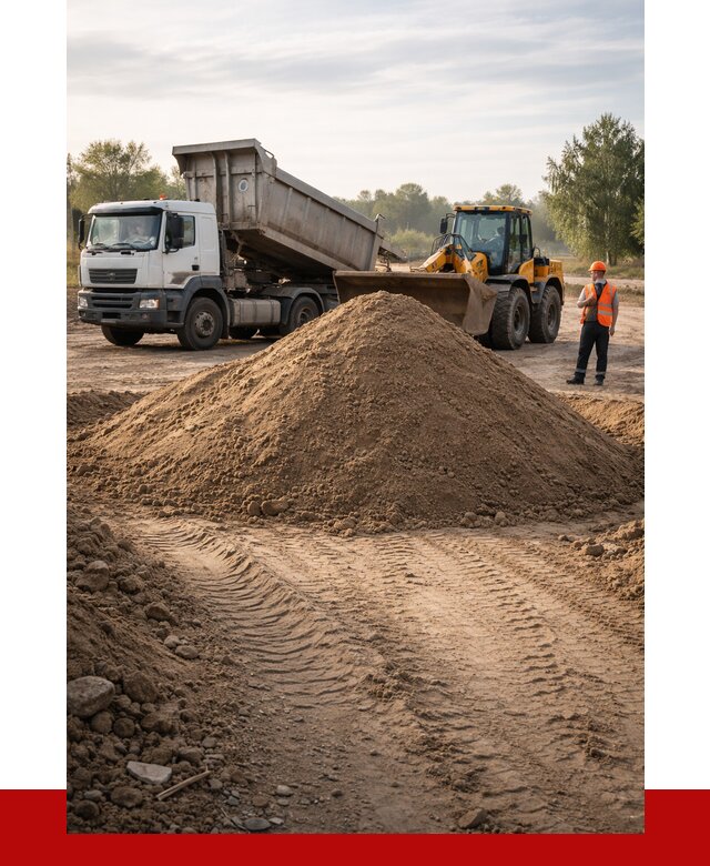Купить песчаный грунт с доставкой в Орехово-Зуево от 4376 р. | ПРОНЕРУДРхв