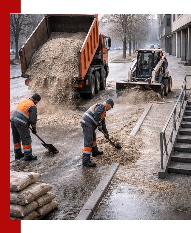 Поставка противогололедных материалов в Орехово-Зуево