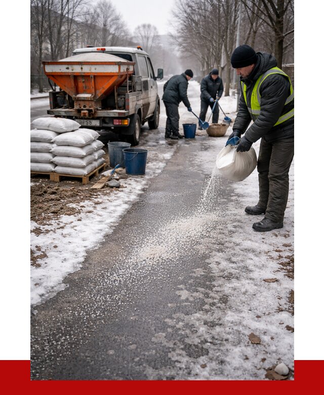 Реагент против гололеда в Орехово-Зуево с доставкой от 4689 р. | ПРОНЕРУДРхв