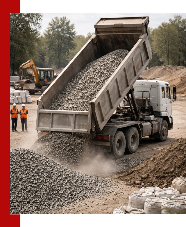 Аренда самосвала в Орехово-Зуево для доставки сыпучих и нерудных материалов